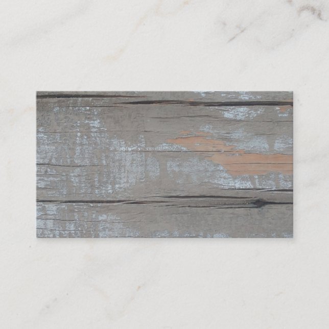 Tarjeta De Visita rustic planks (Anverso)