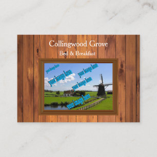 Tarjeta De Visita Rústico bed and breakfast 🌿 Vintage Country Inn