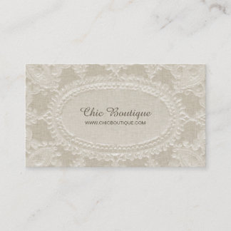 Tarjeta De Visita Rústico estilo vintage y elegante boutique