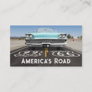 Tarjeta De Visita Ruta 66 Centenario Histórico