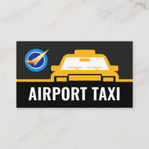 Tarjeta De Visita Ruta de Taxi Línea de Aeropuerto