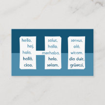 Rutas azules idiomas internacionales saludos negoc