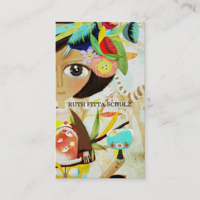 TARJETA DE VISITA RUTH FITTA SCHULZ (Anverso)