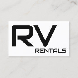 Tarjeta De Visita 🚐 RV Rentals Personalizado QR