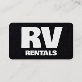 Tarjeta De Visita RV Rentals Personalizado QR Premium