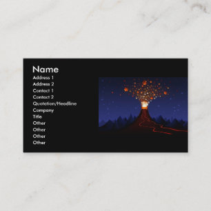 Tarjeta De Visita s_volcano-2560x1600, Nombre, Dirección 1, A...