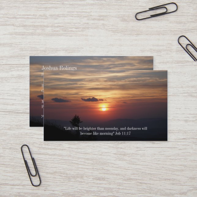 Tarjeta De Visita Sacerdote del pastor el | del cristiano el | (Anverso/Reverso In Situ)
