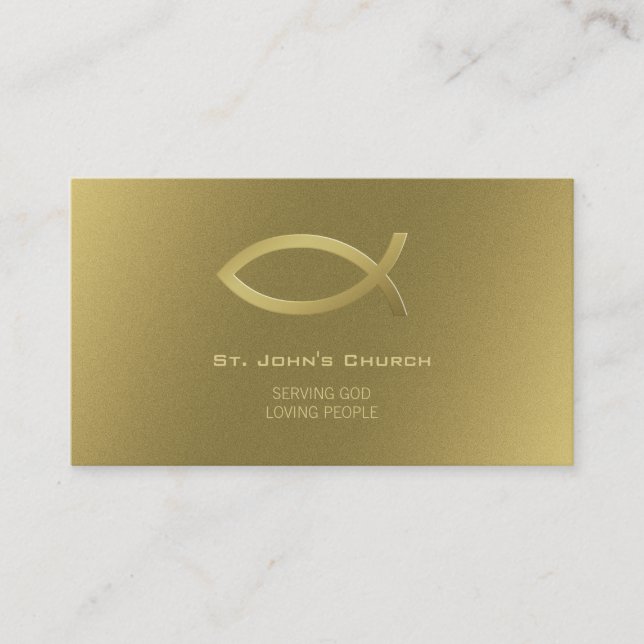 Tarjeta De Visita Sacerdote del pastor el | del cristiano el | (Anverso)