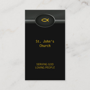 Tarjeta De Visita Sacerdote del pastor el   del cristiano el