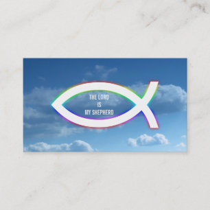 Tarjeta De Visita Sacerdote del pastor el   del cristiano el  