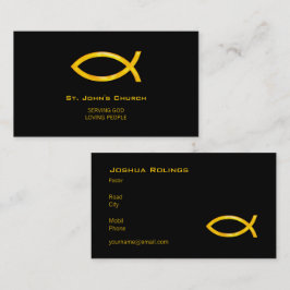 Tarjeta De Visita Sacerdote del pastor el | del cristiano el |