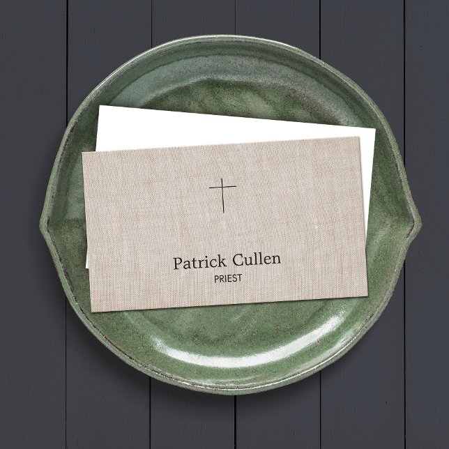 Tarjeta De Visita Sacerdote o pastor crucifijo (Subido por el creador)