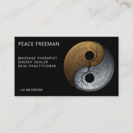 Tarjeta De Visita Sacred Balance | Símbolo Yin Yang