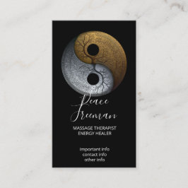 Tarjeta De Visita Sacred Balance | Símbolo Yin Yang