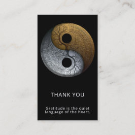 Tarjeta De Visita Sacred Balance | Símbolo Yin Yang