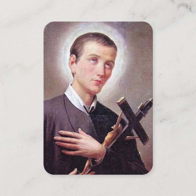 Tarjeta De Visita Saint Gerard Majella Fertility Prayer Card (Anverso)