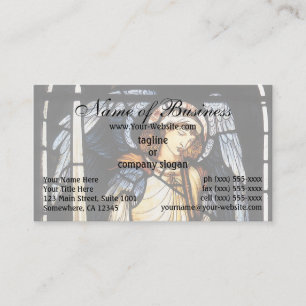 Tarjeta De Visita Saint Michael (vidrio manchado) por Burne Jones