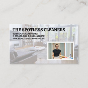 Tarjeta De Visita Sala de estar   Trabajos domésticos