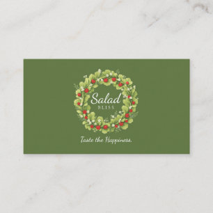 Tarjeta De Visita Salad Bliss