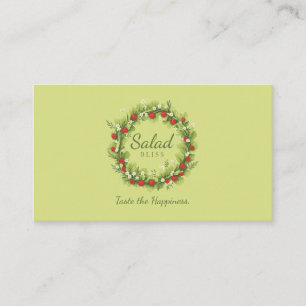 Tarjeta De Visita Salad Bliss