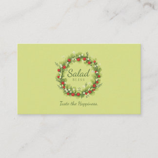 Tarjeta De Visita Salad Bliss