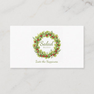 Tarjeta De Visita Salad Bliss