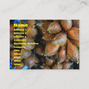 Tarjeta De Visita Salak [Fruta de la serpiente]