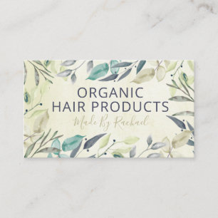 Tarjeta De Visita Sale De Productos De Cabello De Fabricación A Mano