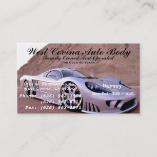 Tarjeta De Visita Saleen S7, Covina del oeste Body auto, W. 1921