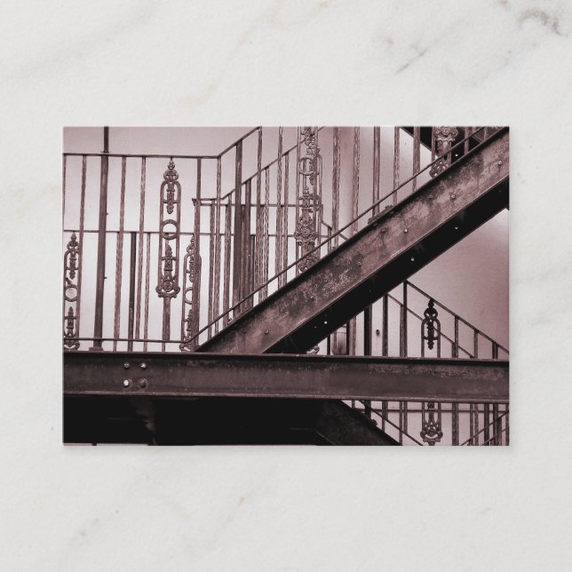 Tarjeta De Visita Salida de incendios del Victorian (Anverso)