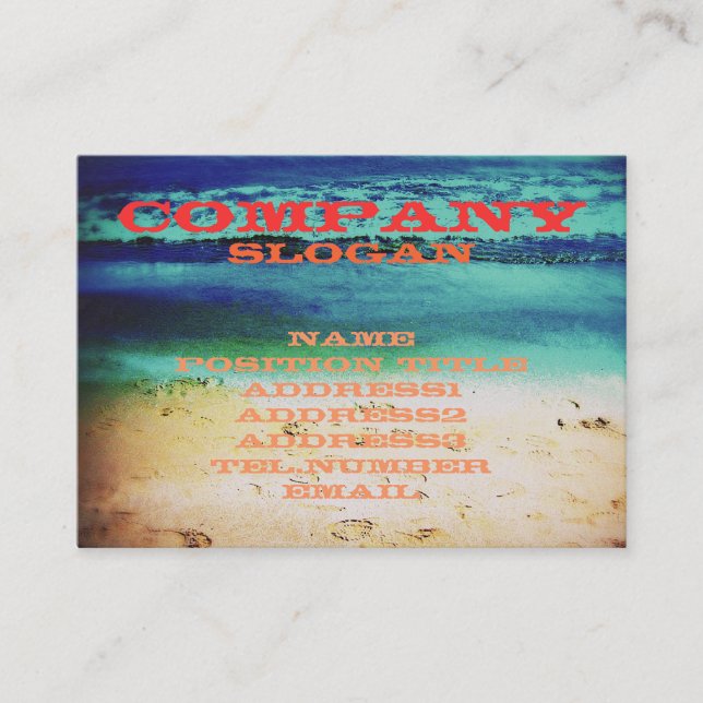 Tarjeta De Visita Salida del sol de Taquila (Anverso)