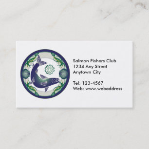 Tarjeta de visita Salmon