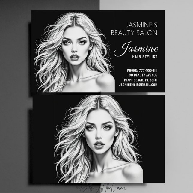 Tarjeta De Visita Salón de belleza (Subido por el creador)