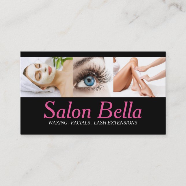Tarjeta de visita Salón de belleza (Anverso)