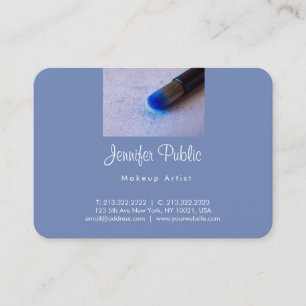 Tarjeta De Visita Salón de belleza Artista de maquillaje Elegante Pr