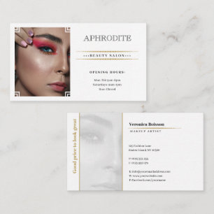 Tarjeta De Visita Salón de belleza   Asistencia sanitaria