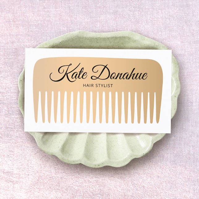 Tarjeta De Visita Salón De Belleza Comb De Estilo Hair (Subido por el creador)
