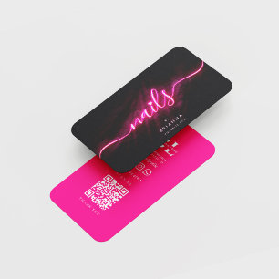 Tarjeta De Visita Salón de belleza de artista de uñas Manicure Nail