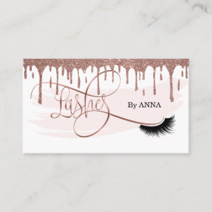 Tarjeta De Visita Salón de belleza de artistas de larga extensión de
