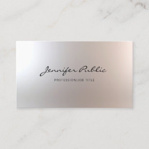 Tarjeta De Visita Salón De Belleza De Artistas De Maquillaje Elegant