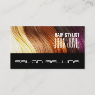 Tarjeta De Visita Salón De Belleza De Estilo Cabello Barber Shop