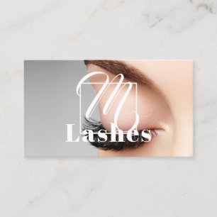 Tarjeta De Visita Salón de Belleza de Extensiones de Pestañas