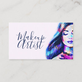 Tarjeta De Visita Salón de belleza de maquillaje