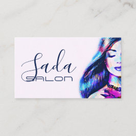 Tarjeta De Visita Salón de belleza de maquillaje