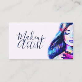 Tarjeta De Visita Salón de belleza de maquillaje