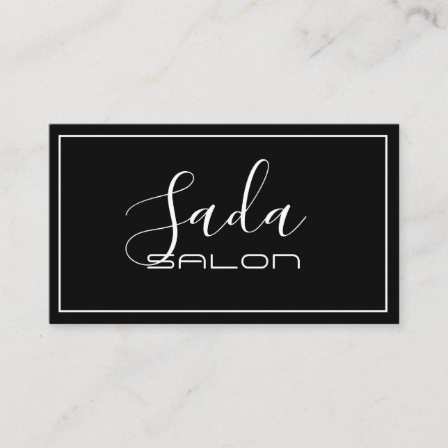 Tarjeta De Visita Salón de belleza de maquillaje (Anverso)