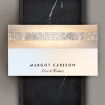 Salón de belleza de oro de la secuencia de plata m