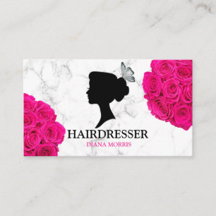 Tarjeta De Visita Salón de belleza de peluquería