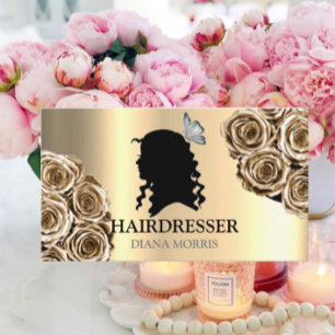 Tarjeta De Visita Salón de belleza de peluquería