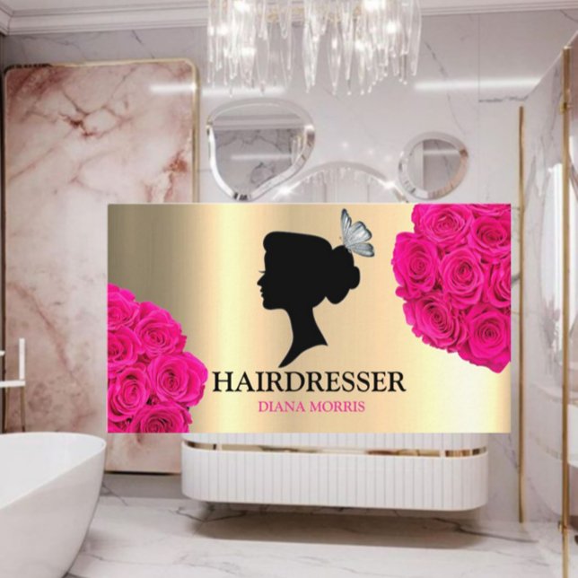Tarjeta De Visita Salón de belleza de peluquería (Subido por el creador)
